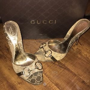 Authentic Gucci heel/sandal